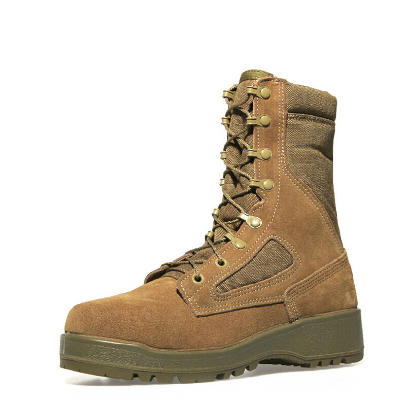 cqb 美国海军陆战队军靴 男 特种兵作战靴 沙漠战术靴 沙色 44