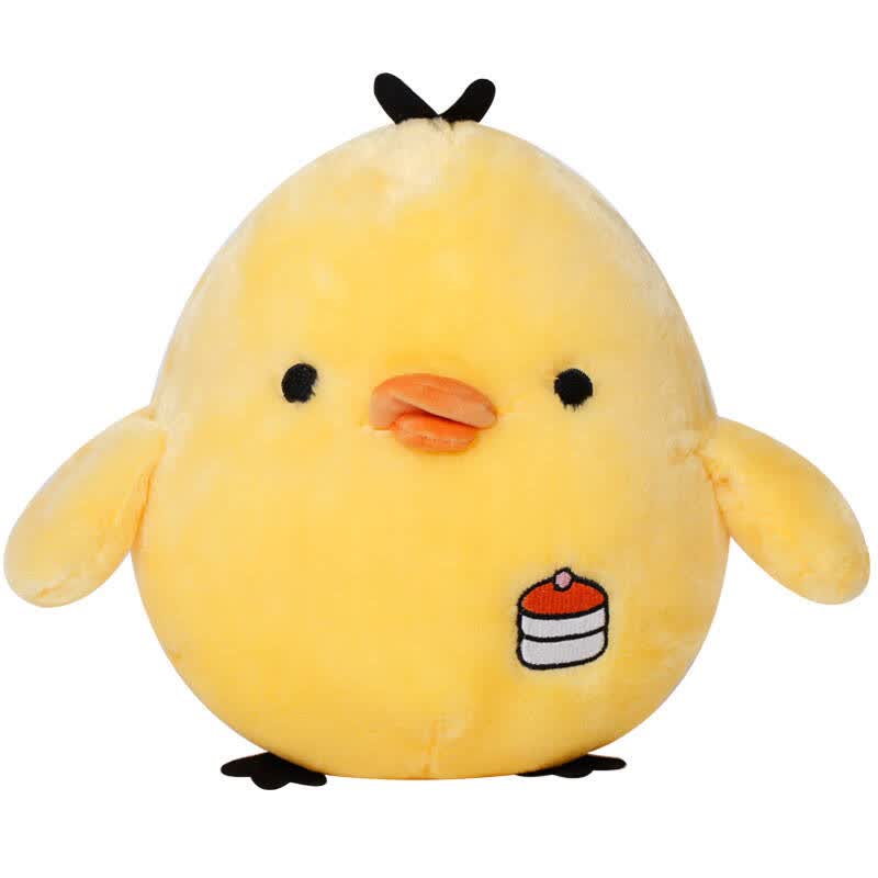 超其特 毛绒玩具 小黄鸡玩偶 轻松鸡 可爱 抱枕 公仔送女生创意生日