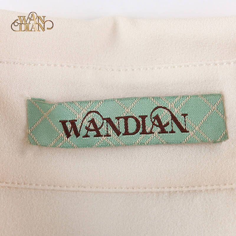 婉甸秋装女装新款正品宽松翻领长袖衬衫雪纺衫女装1124025 珍珠白 m