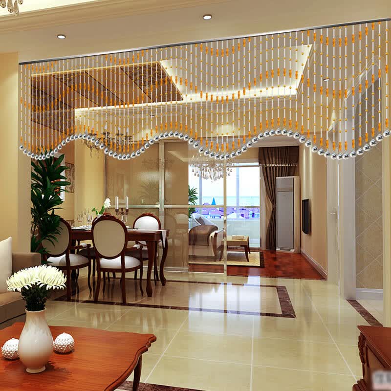 美双绝(msj)转运珠 珠帘门帘水晶帘门帘隔断帘窗帘成品装饰门帘珠帘