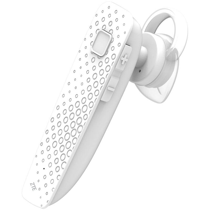中兴(zte)中兴t10 无线商务蓝牙耳机 智能拍照 通用型 耳塞式 白色