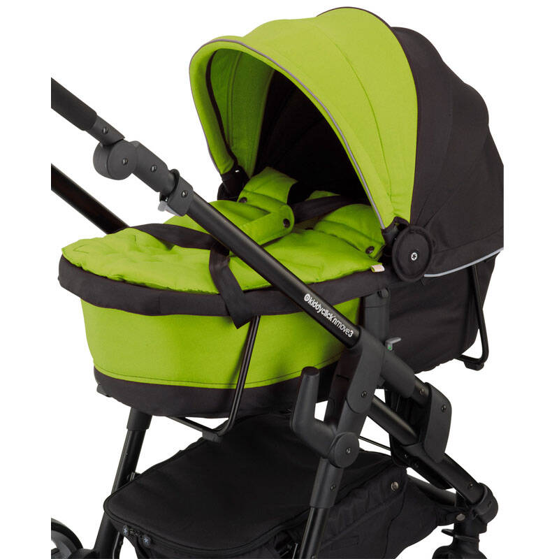 德国kiddy婴儿推车随心动带睡篮 0-3岁 高景观可折叠可换向可坐可躺