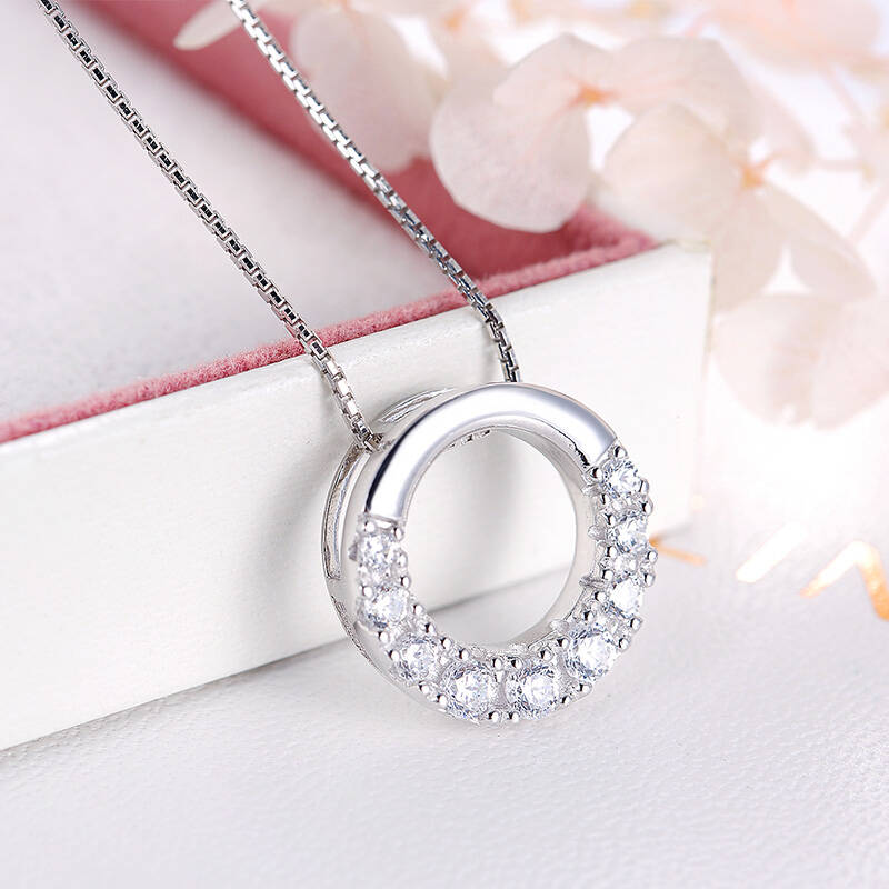 闪购自营 伊泰莲娜(italina)情誓 项链 925银 时尚 送礼 银色