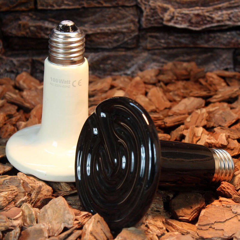 爬虫灯陆龟蜥蜴蜘蛛蛇宠物加温取暖保温陶瓷灯爬虫用品 陶瓷灯25w