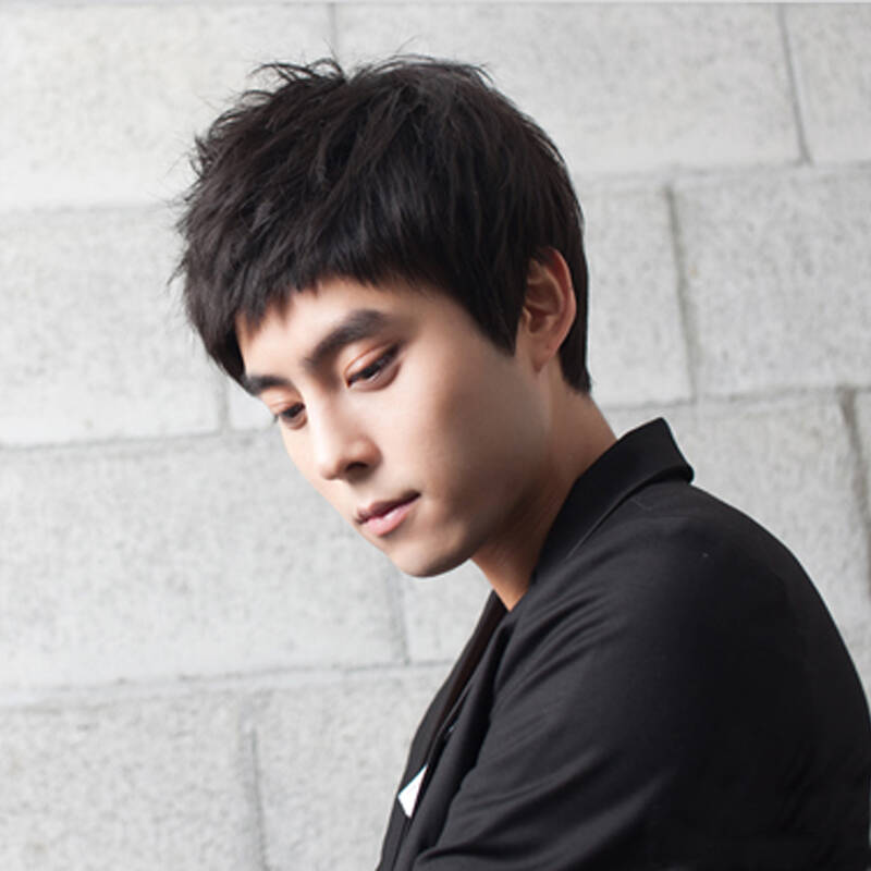 shangke假发 男士假发 韩版帅气非主流短发 男生假发 男 假发 男 自然