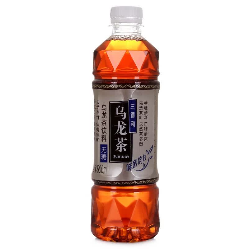 三得利(suntory)三得利 无糖乌龙茶饮料500ml*15瓶 整箱