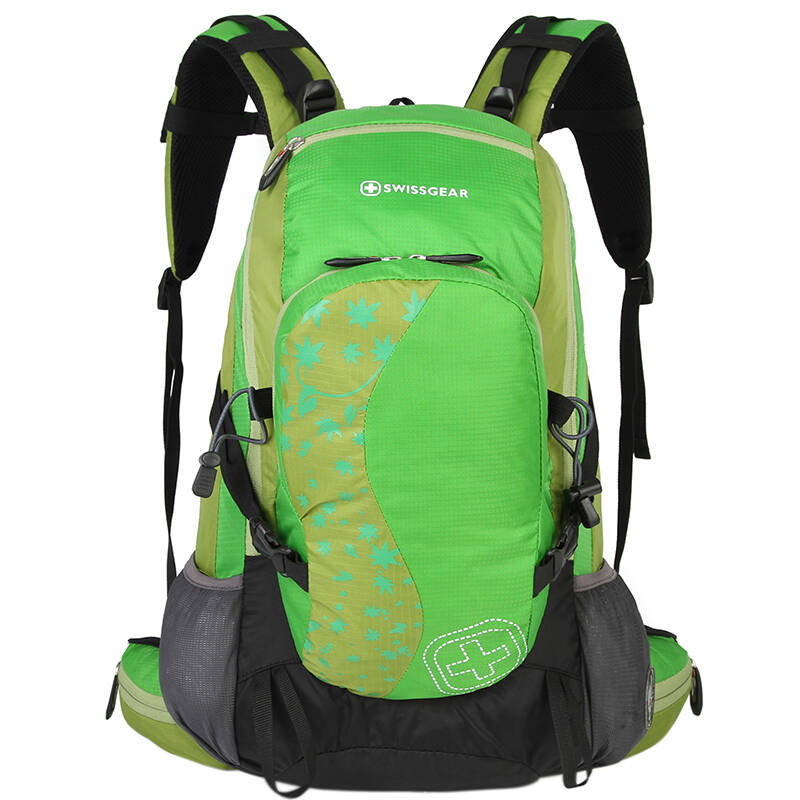 swissgear登山双肩包30l 时尚潮流户外登山包配防雨罩 运动休闲旅行