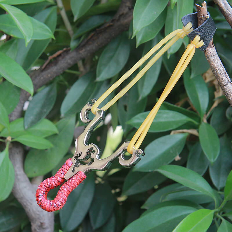 ne户外 金刚狼 户外合金钢弹弓 成人竞技狙击防身打鸟弹弓 黑色