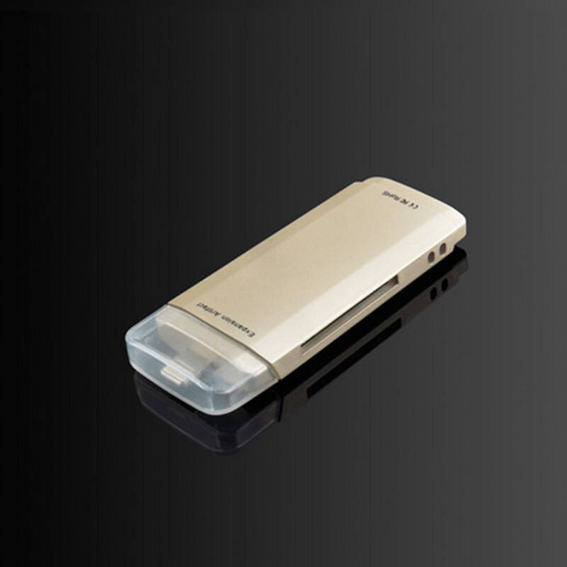 苹果手机u盘读卡器 平板电脑内存扩展tf读卡器 土豪金 苹果手机读卡器