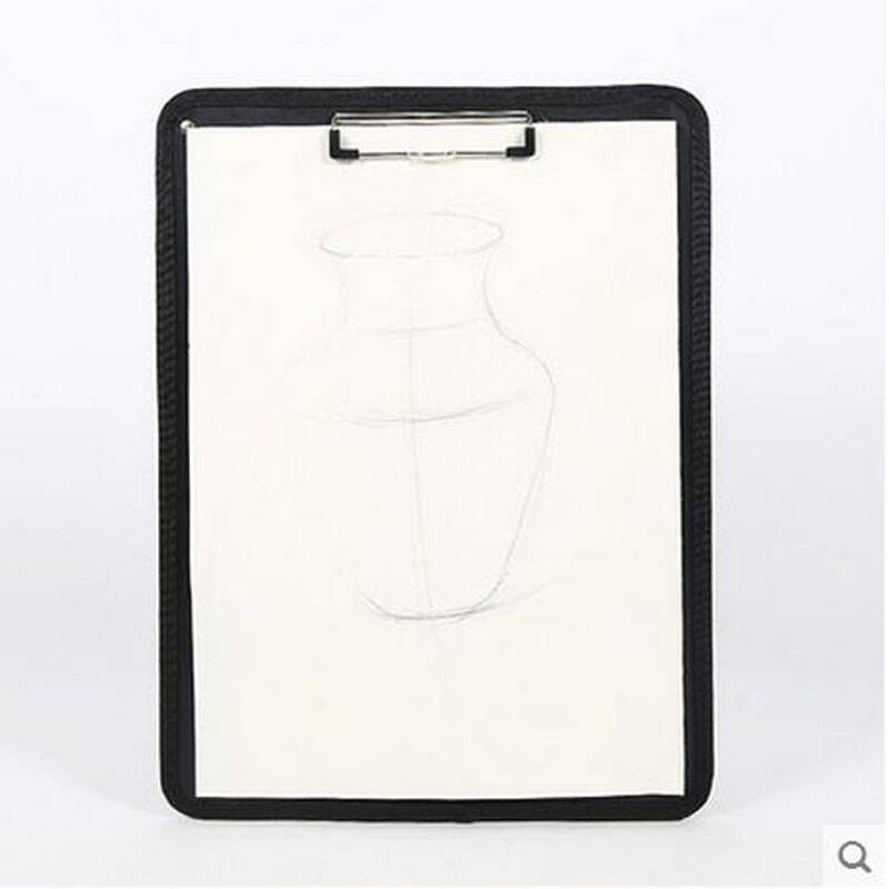 博格利诺 8k多功能防水画夹 带兜速写夹 黑色户外写生夹可装纸