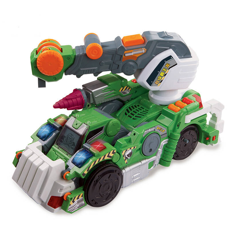 伟易达 变形恐龙玩具百变金刚汽车玩具系列早教益智儿童玩具 超级霸王