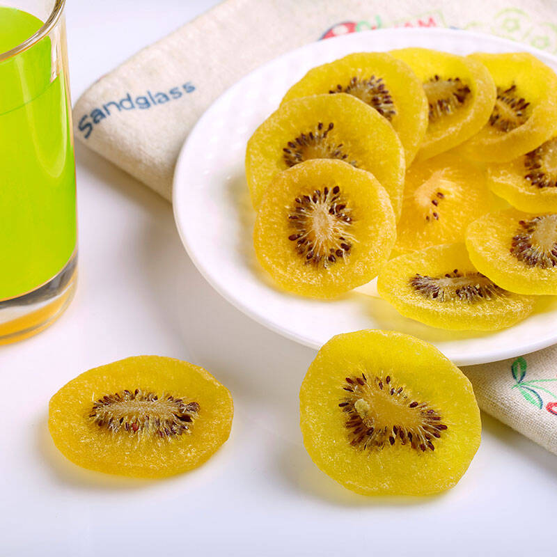 【京东超市】百草味 水果干蜜饯 猕猴桃片100g/袋 猕猴桃干 奇异果干