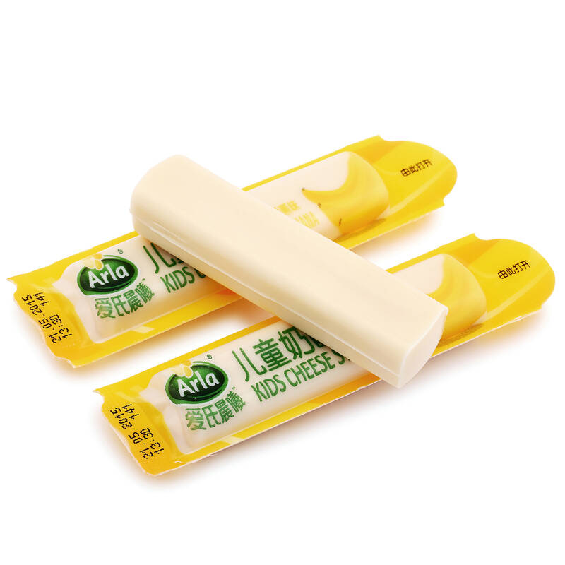 丹麦 进口奶酪 arla爱氏晨曦 儿童奶酪条(香蕉味)108g