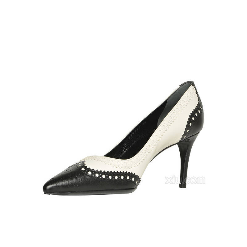 gucci 古驰 2015新款 女士雕花高跟鞋 白色 38