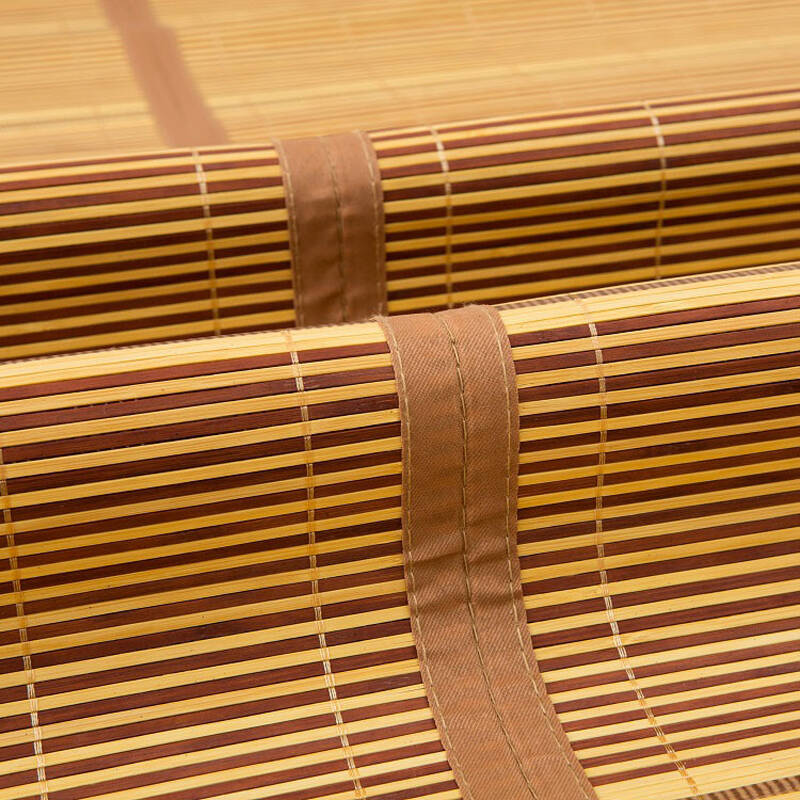 物有物语 双面席子 2016新款竹凉席可折叠凉席1.8/1.5/2米 主图色 1.