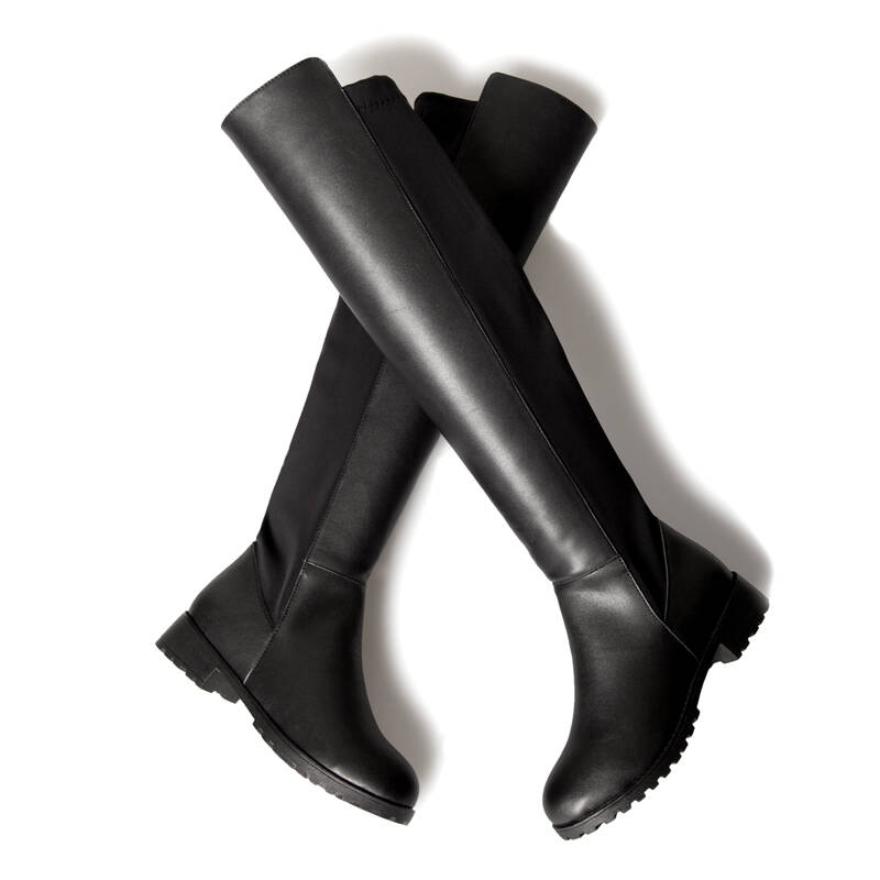 贝罗盟鞋靴2015新款冬季高筒靴欧美性感防水台过膝靴厚底棉靴长靴高跟