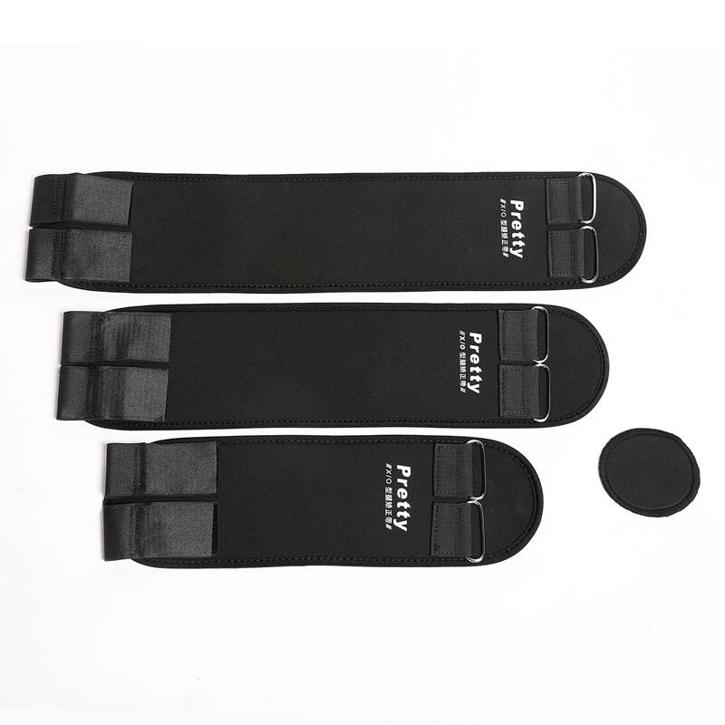 罗圈腿o形腿矫正器美腿带腿型矫正带 黑色 l(正常款)