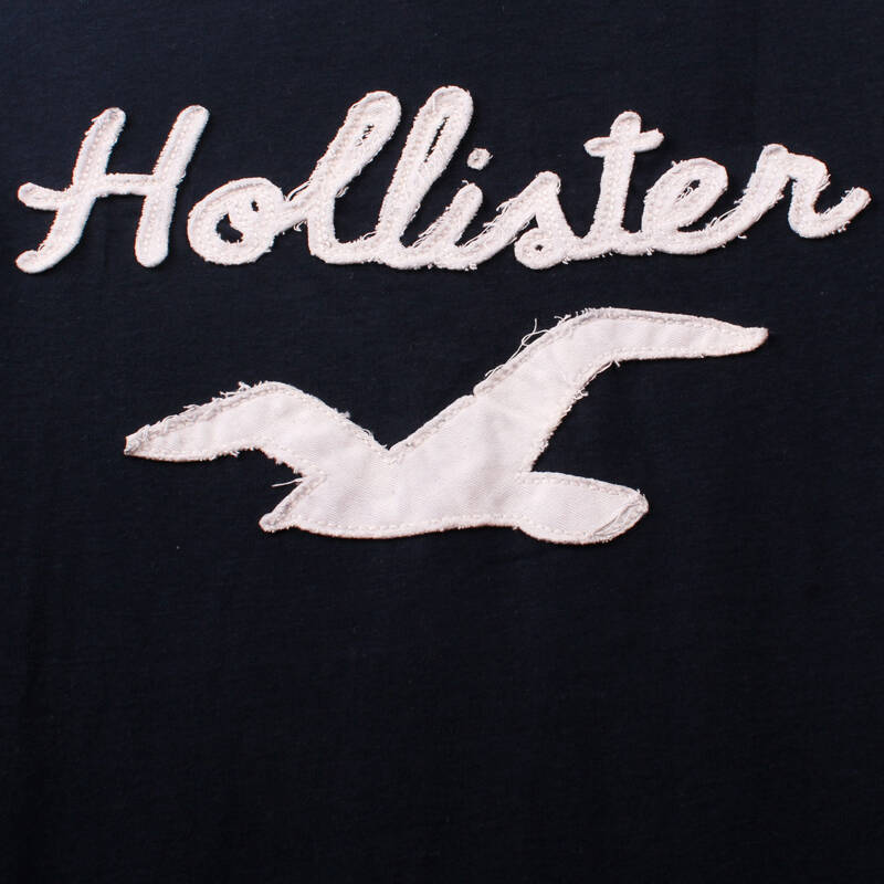 海鸥(hollister) 刺绣图案男士短袖t恤 hmt07 xl