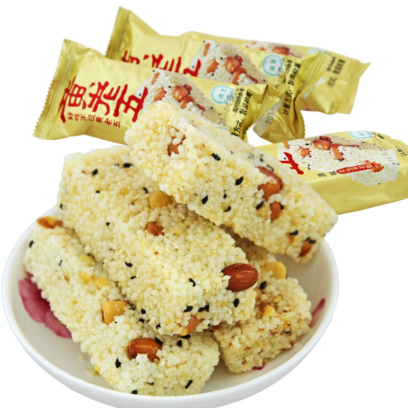 黄老五米花糖椒盐味500g四川特产咸味