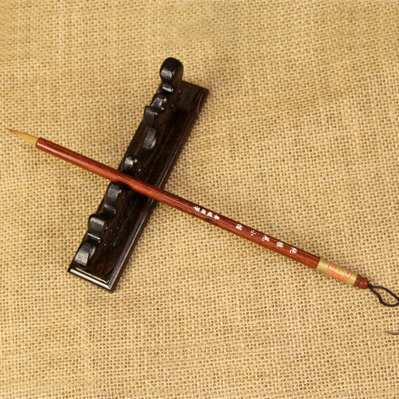 六品堂毛笔文房四宝书法用笔湖州善琏狼毫湖笔-狼尾小楷【图片 价格 