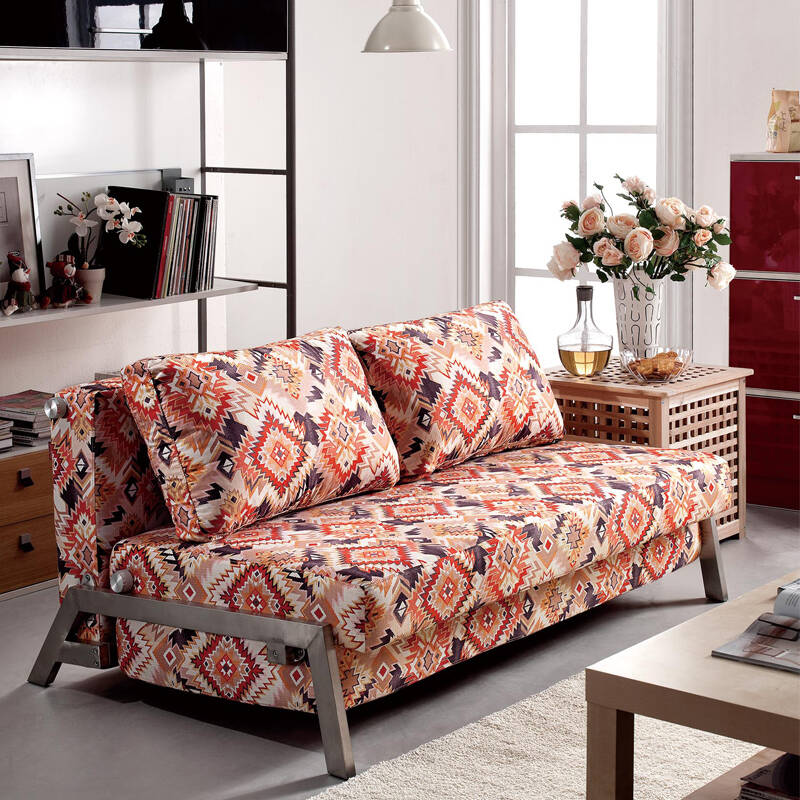 5米沙发床 布艺宜家多功能折叠沙发床 107 图片色 1.5米换色