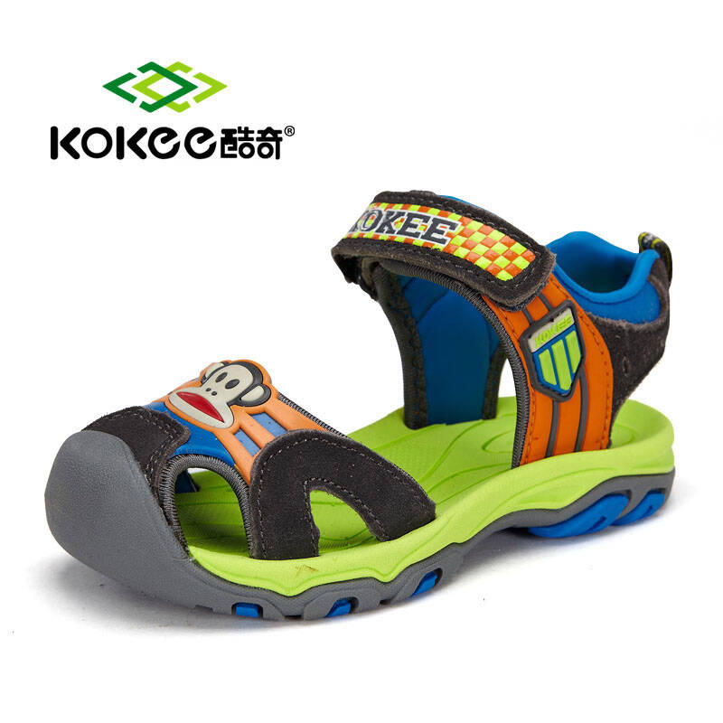 酷奇童鞋 男童凉鞋女童凉鞋2014夏季新款 儿童凉鞋 中童鞋凉鞋 73066