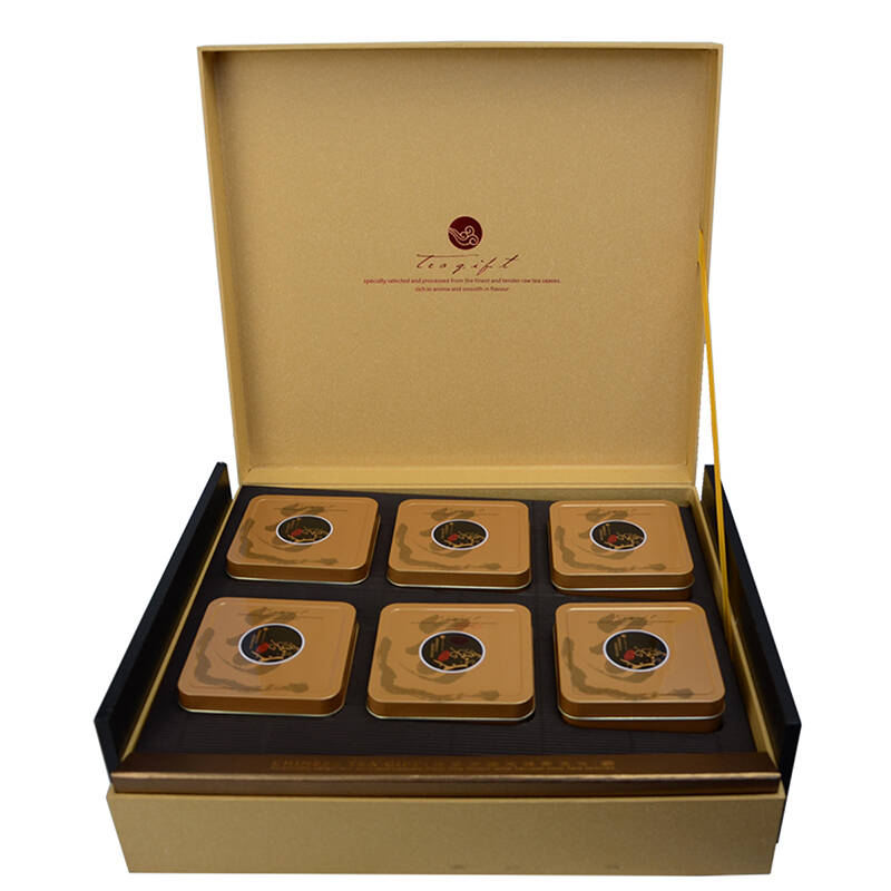 中秋送礼茶叶礼盒 茶道铁观音72g*6罐/盒 铁观音 精选礼盒