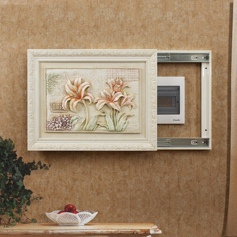 艺柳园 实木电表箱 遮挡箱 壁挂壁饰电表盒 配电箱 电闸箱 配电箱 一