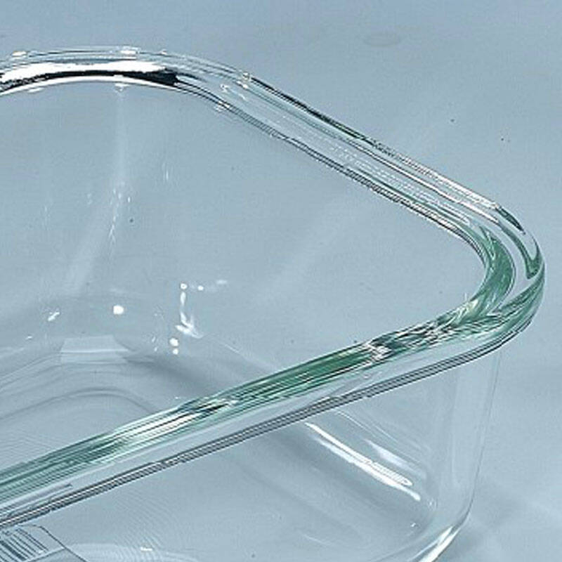 茶花(chahua)晶钻玻璃保鲜盒微波专用玻璃饭盒耐热650ml 64031k(已