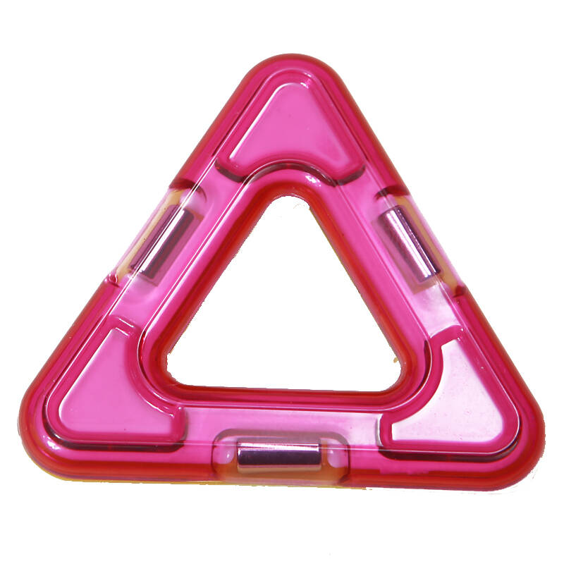 妈推荐嗒嗒搭积木儿童益智男孩玩具 三角形单片-颜色随机买两片送一片