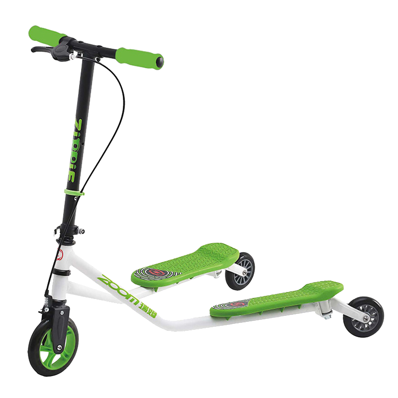 瑞姆zoom 儿童三轮蛙式滑板车 蛙式车扭扭车 户外运动 带刹车可折叠