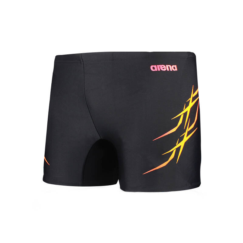 arena阿瑞娜 男士舒适时尚休闲平角泳裤 训练游泳裤 速干温泉泳裤新款