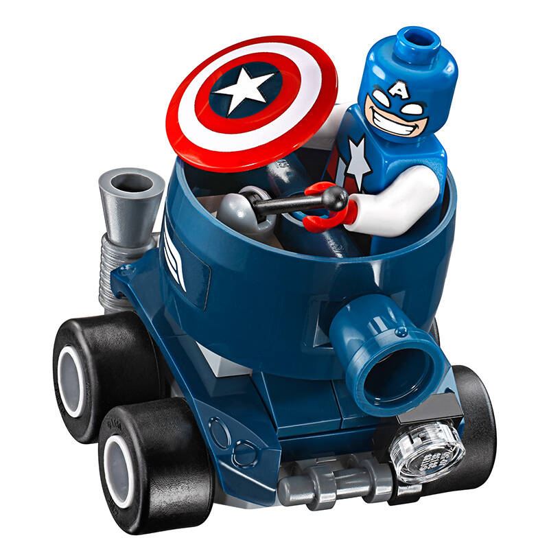 乐高(lego) super heros 超级英雄系列 迷你战车:美国队长对战红骷髅