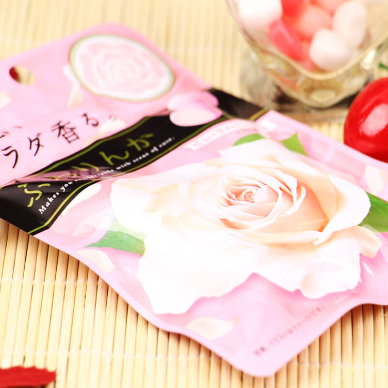 嘉娜宝 神奇玫瑰花香体糖32g 日本原装进口口香糖果