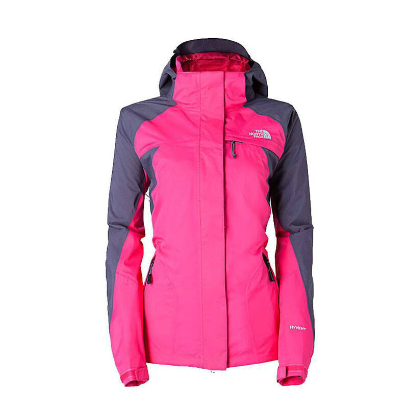 北面(the north face)女款冲锋衣a6ce f5u粉红色 xl(165/88a)