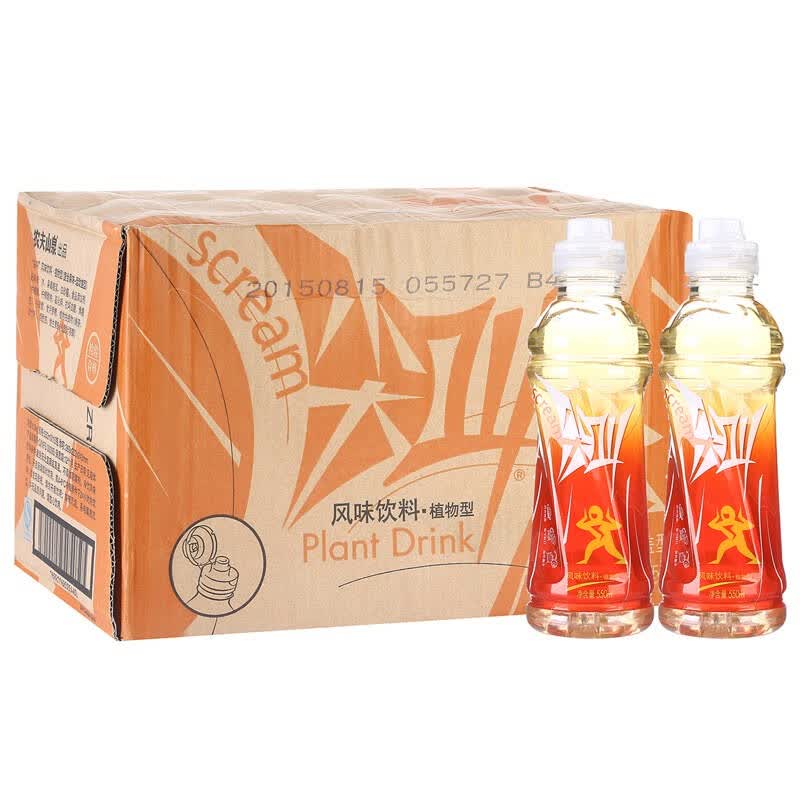 【京东超市】农夫山泉 农夫尖叫 运动饮料(植物)饮料550ml*15瓶 整箱