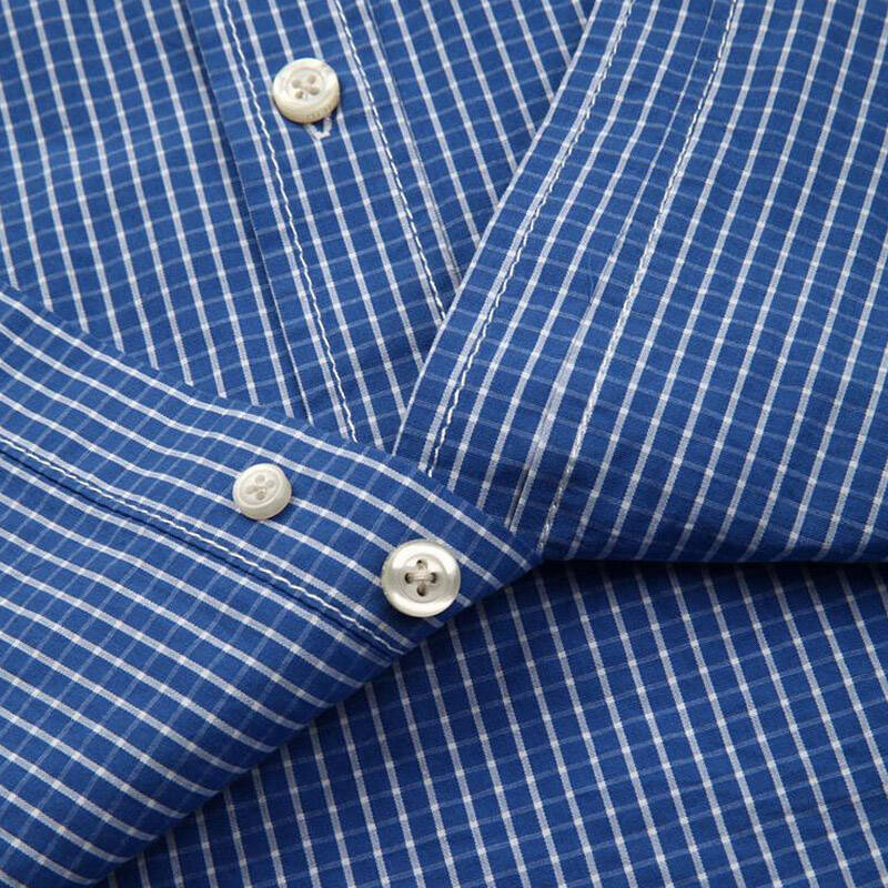 老海军 old navy 衬衫 518077-02 男士长袖英伦格子 蓝格-22 l