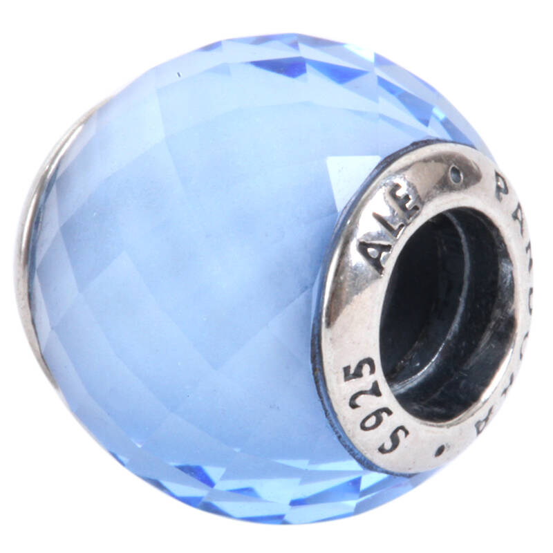 pandora 潘多拉 蓝色琉璃串珠 791499sbq