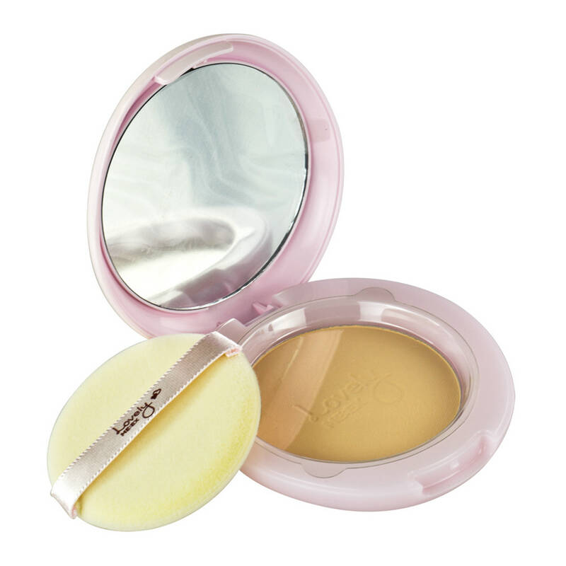 韩国代购 菲诗小铺 the face shop可爱天使粉饼10g 蜜粉饼 遮瑕 控油