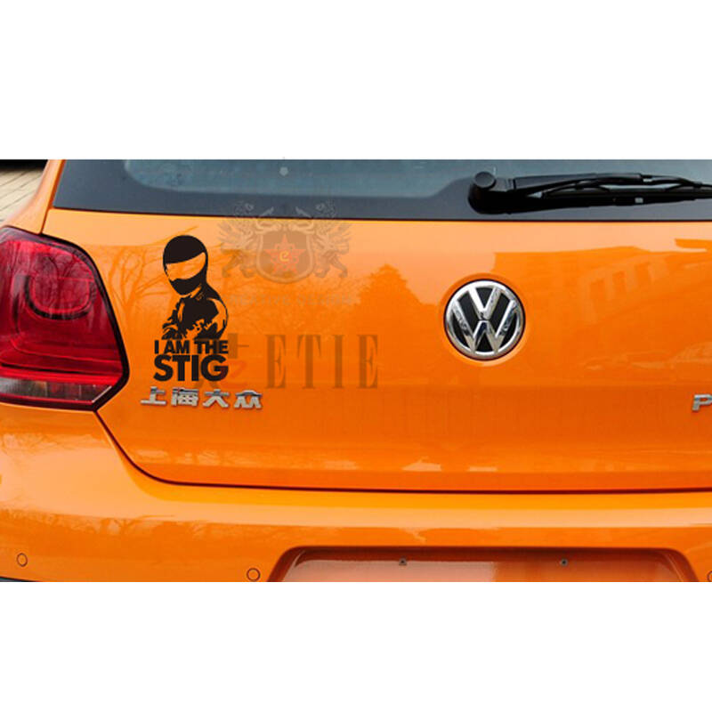 翼贴 个性车贴 汽车装饰贴 the stig防水防晒 优质反光贴 车头车尾车