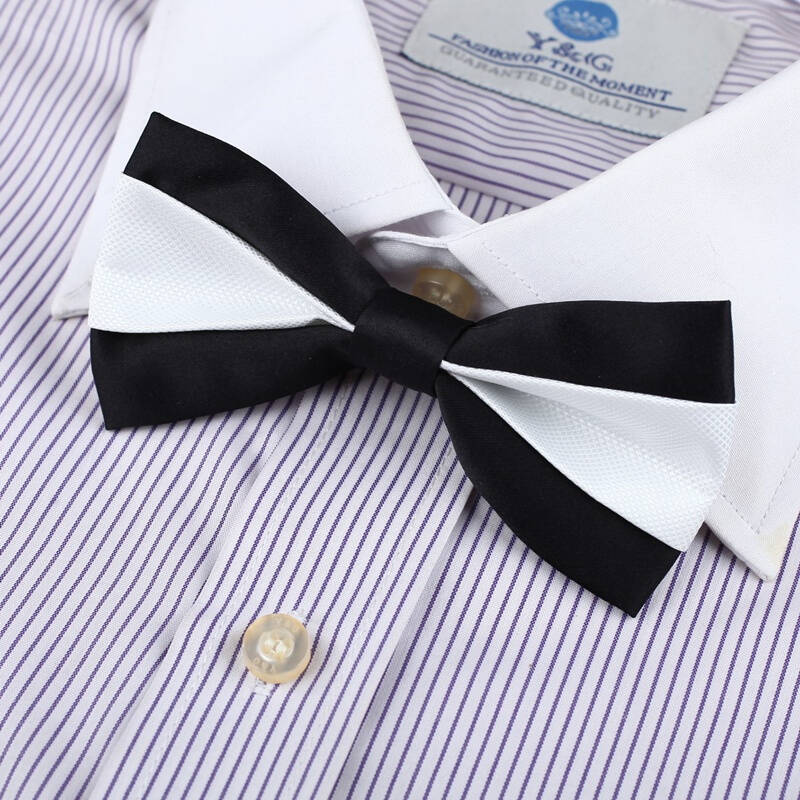 dan smith 男士正装双层衬衫蝴蝶结 婚礼新郎 英伦韩版 bw01a01 bw01