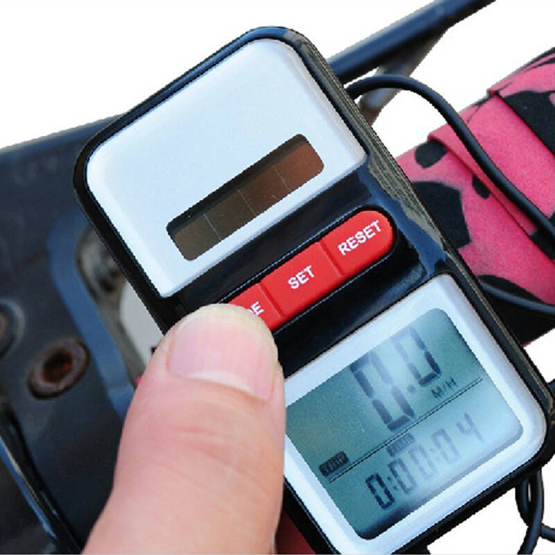 太阳能山地自行车计数器 自行车计步器 里程表 单车码表 自行车装671