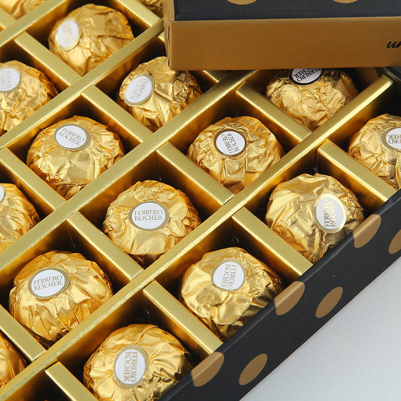 ferrero/费列罗 意大利进口威化榛果巧克力30粒礼盒装 生日礼物送女友