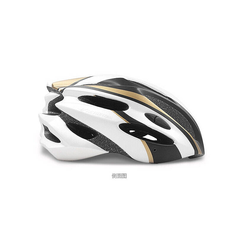 动感骑行头盔山地车自行车头盔933 滑冰滑板单车男女安全帽 金色无畏l