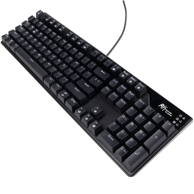rk royal kludge rg928背光式机械键盘白光青轴