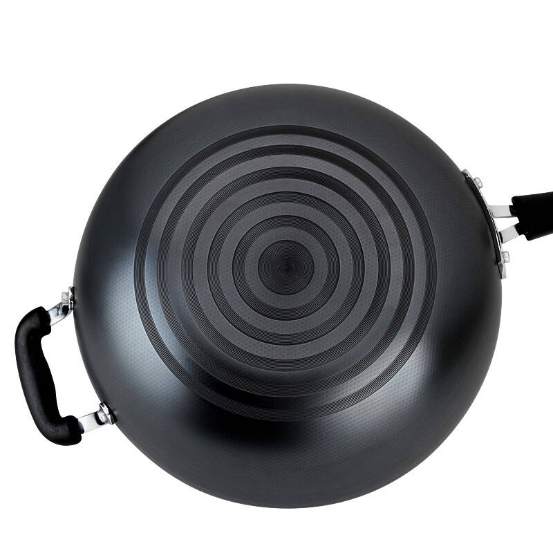 爱仕达 asd wg8332qn 32cm无涂层不锈铁锅炒锅电磁炉通用