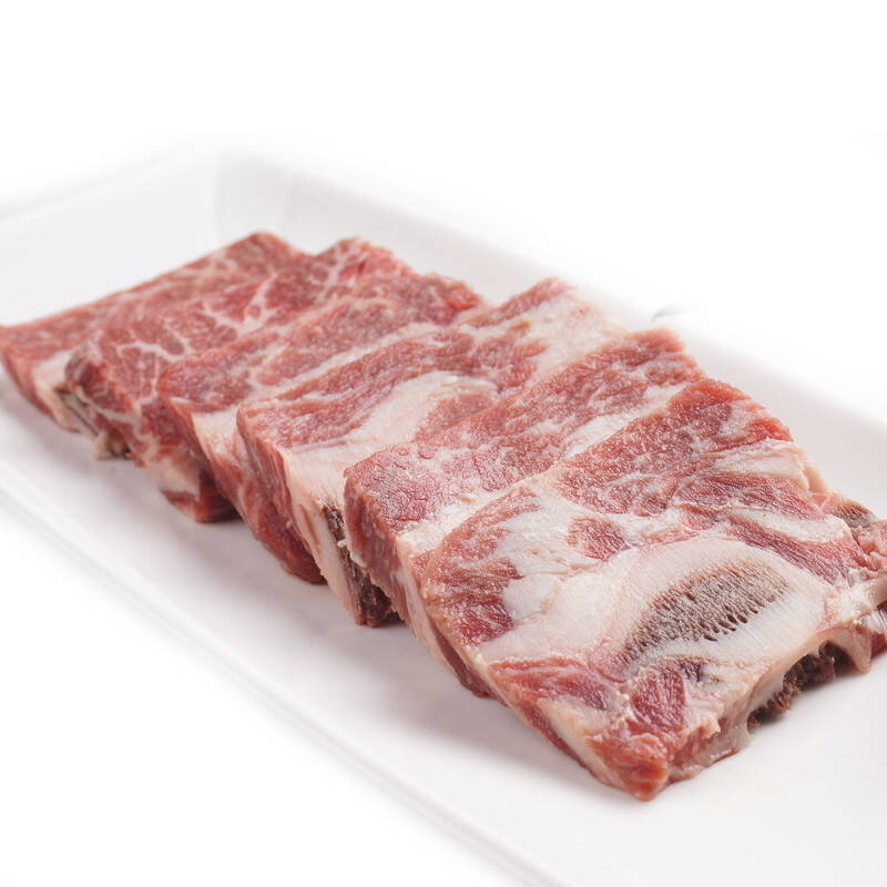 渔鼎鲜 安格斯冷冻原味原切牛仔骨 220g 新鲜无腌制 送牛排酱