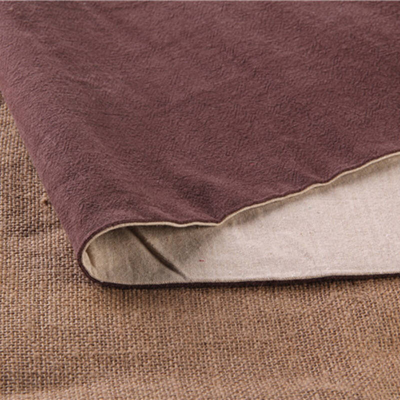 【盛虎堂旗舰店】手工布艺茶席 桌旗茶旗茶巾 麻布棉麻拼接茶具配件