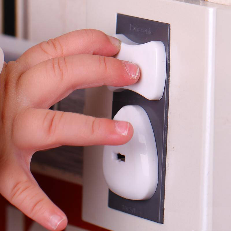 babyprints 插座盖 插座保护盖 防触电保护盖 两孔6个装