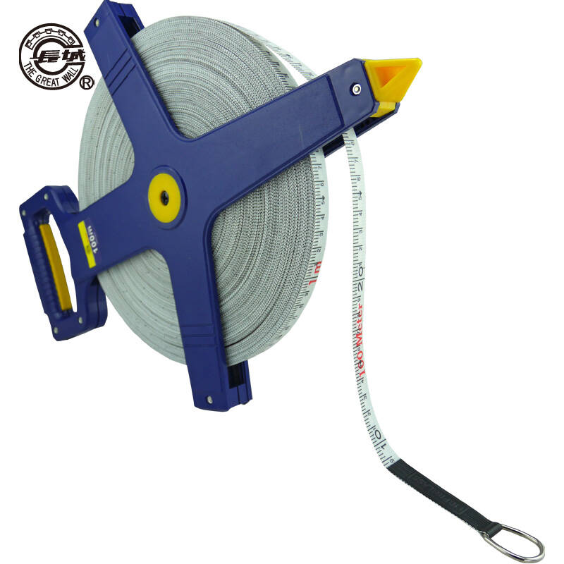 长城greatwall五金工具 玻璃纤维尺皮尺 皮卷尺 100米